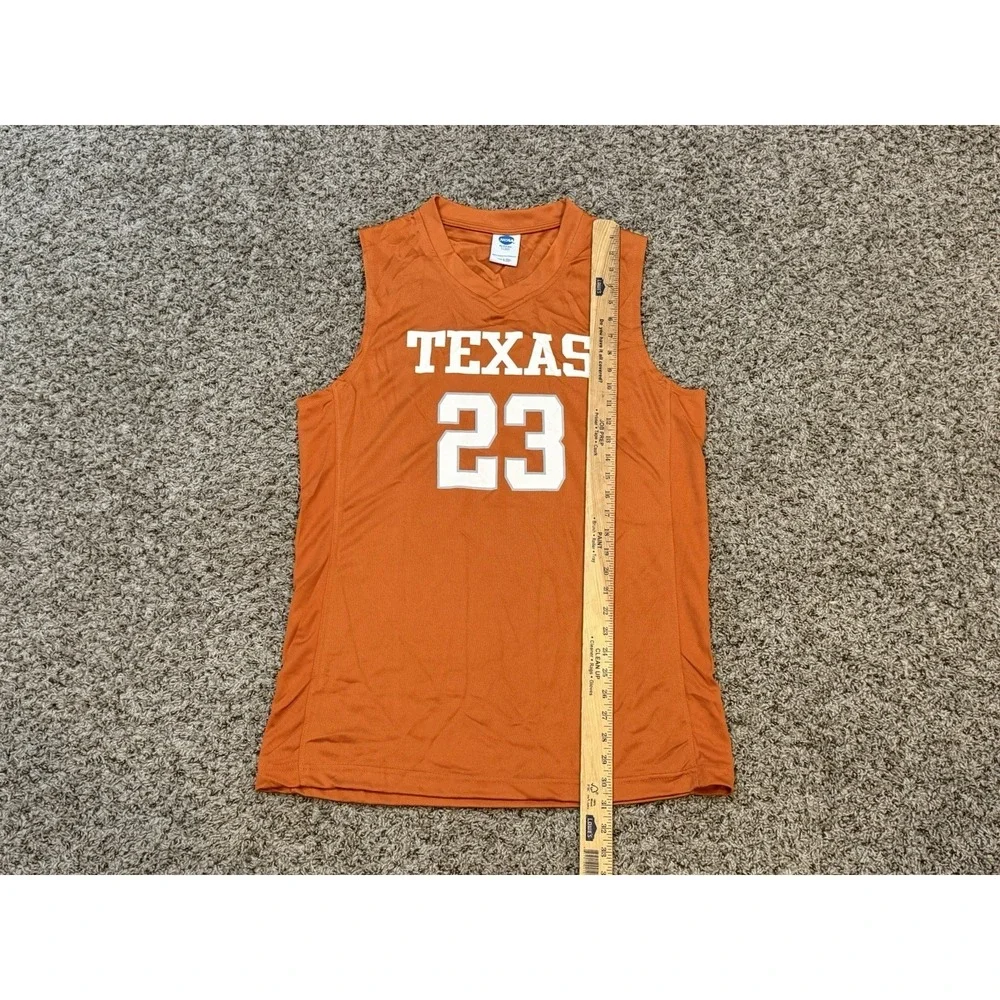 Texas Longhorns #23 Basketball Jersey Orange Logo Mens Large L Austin NCAA Hoop